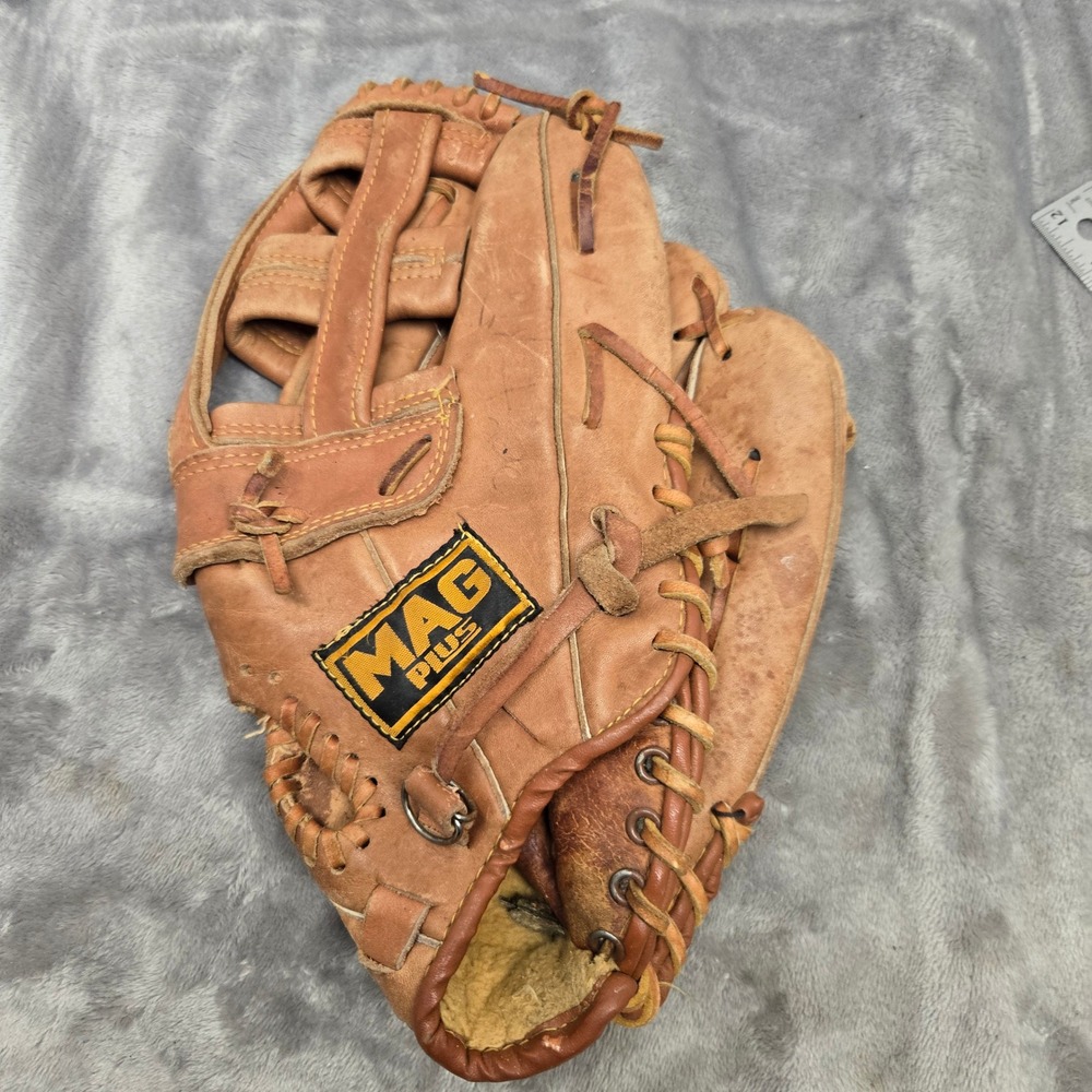 MacGregor Mag Plus Baseball Glove Tan Leather 12 inch MP-3787 Right Hand Throw